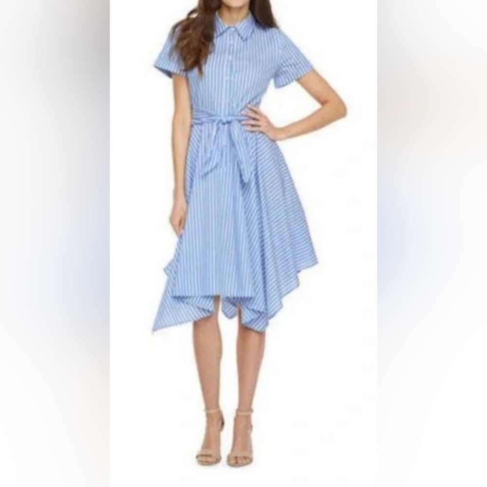 Ivy + Blu Striped Midi Dress